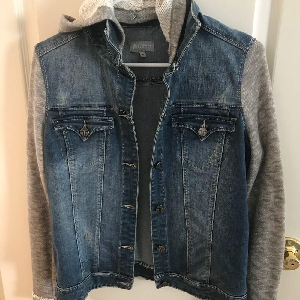 Hooded Jean jacket